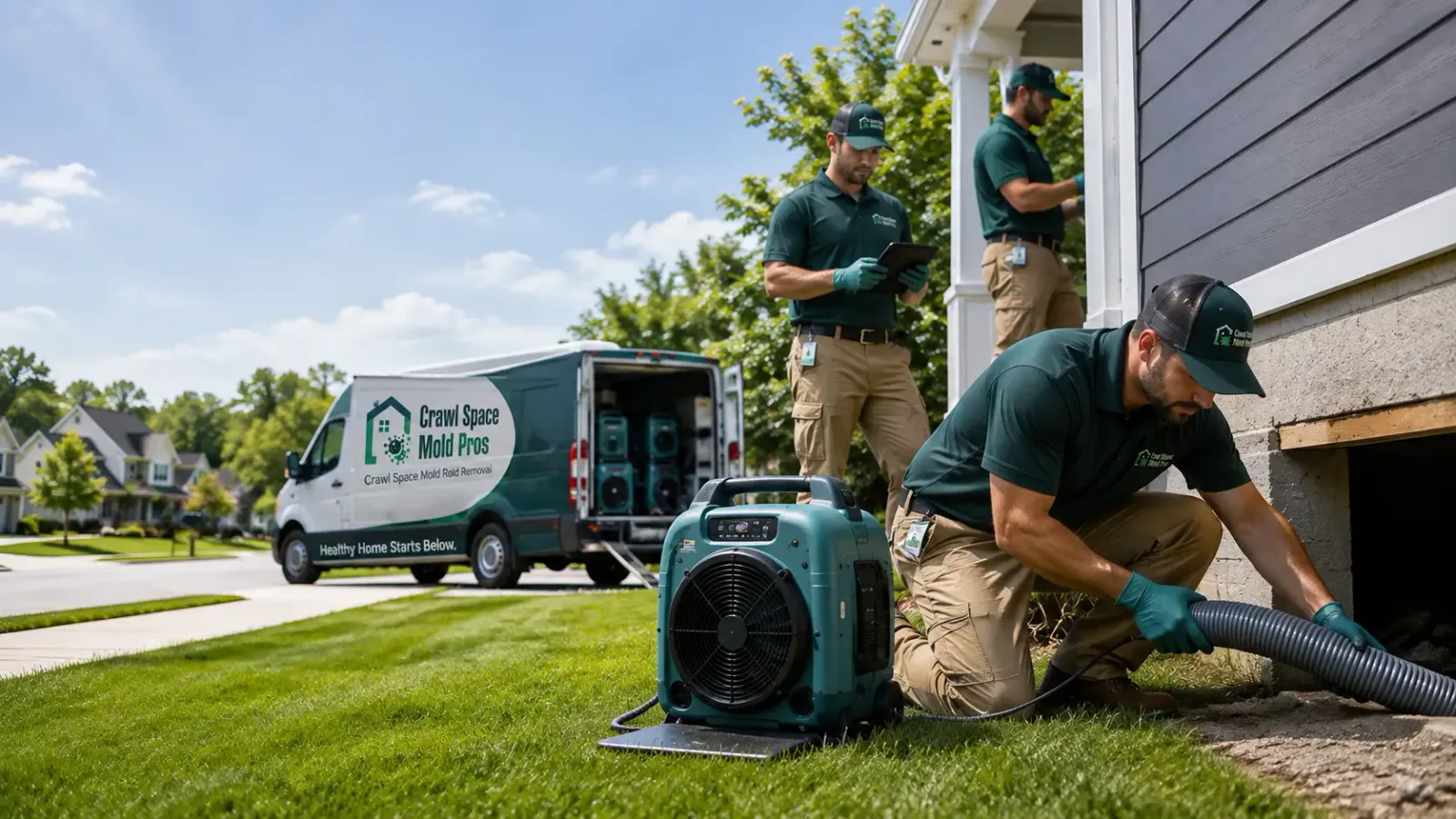 Crawl Space Mold Removal in Prairie Farm, WI